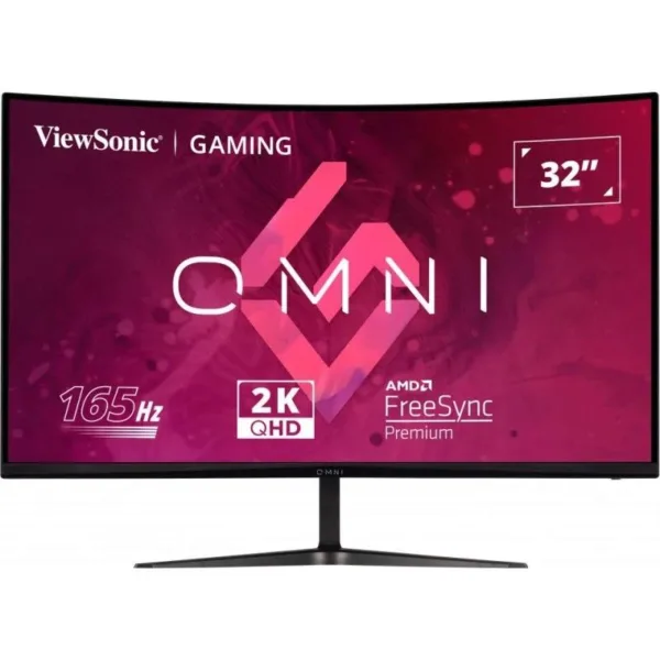 MONITOR GAMING VIEWSONIC 32 165HZ QHD CURVO MULTIM ERGO HDMI DP 3YR GAR