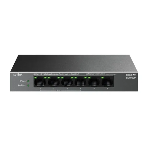 TP-LINK SWITCH GIGABIT DE SOBREMESA 6 PUERTOS 10/100 MBPS