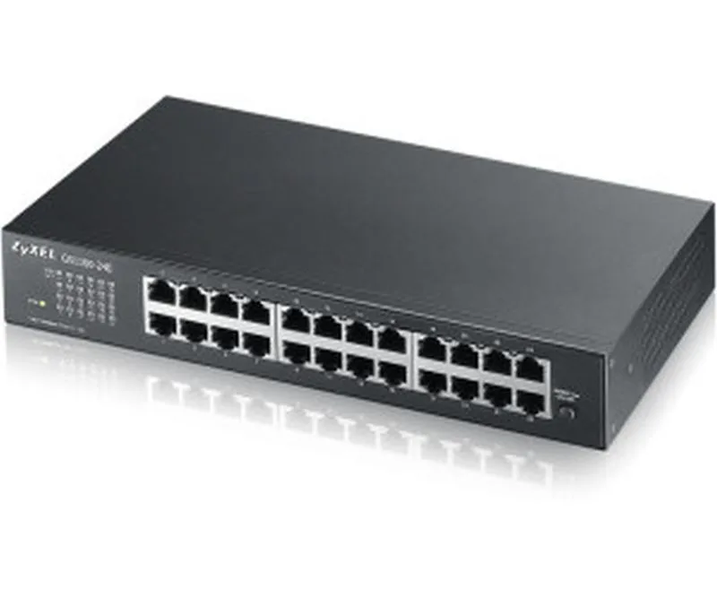 ZYXEL SWITCH GS1100-24E NO ADMINISTRADO GIGABIT ETHERNET (10/100/1000) NEGRO