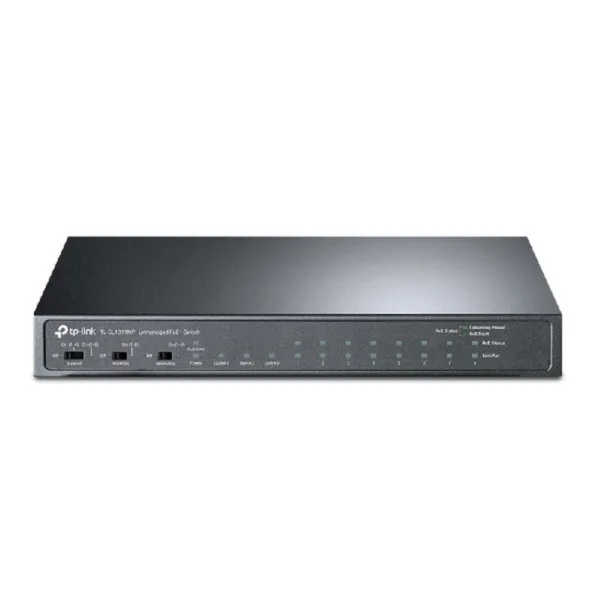 TP-LINK SWITCH DE ESCRITORIO DE 8 PUERTOS 10/100MBPS MAS 3 PUERTOS GIGABIT  POE+