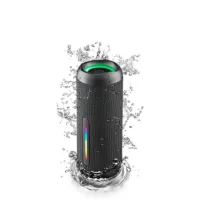 ALTAVOCES NGS ROLLER FURIA 2 RGB PORTATIL WATERPROOF IPX7/BT/USB/AUX BLACK