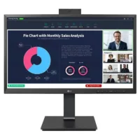MONITOR PROFESIONAL LG 24BP75CP-B 24IPS ERGONOMICO MULTIMEDIA WEBCAM HDMI DP USB-C