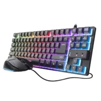 TECLADO + RATON TRUST GXT 798  GAMING RGB USB BLACK