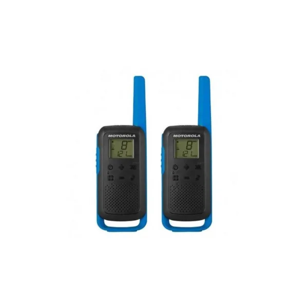 WALKIE TALKIE MOTOROLA T62 BLACK/BLUE ( PACK 2 UD )