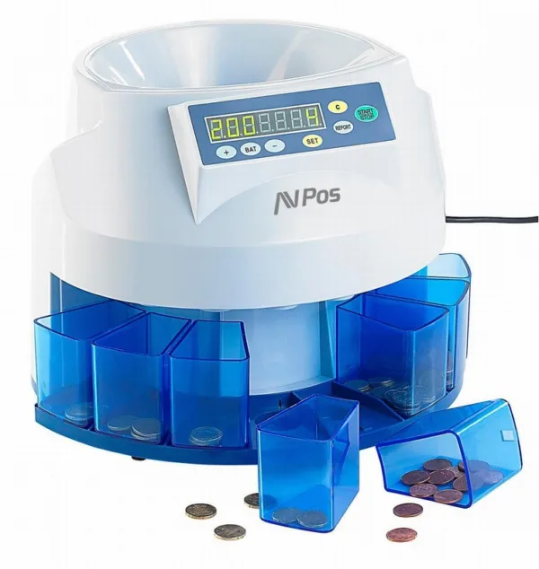 CONTADOR/CLASIFICADOR DE MONEDAS AVPOS CCM6 3YR