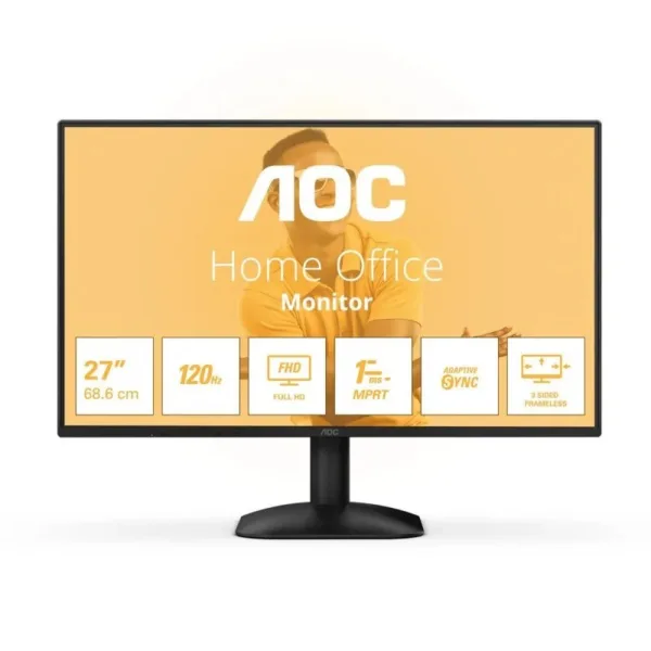 MONITOR AOC 27 IPS 120HZ VGA HDMI BLACK