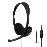 AURICULARES + MICROFONO FONESTAR HOME-35 JACK 3.5MM BLACK