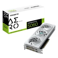 TARJETA DE VIDEO NVIDIA GIGABYTE RTX 5060 AERO OC 8GB GDDR7 PCIE 5.0 WHITE