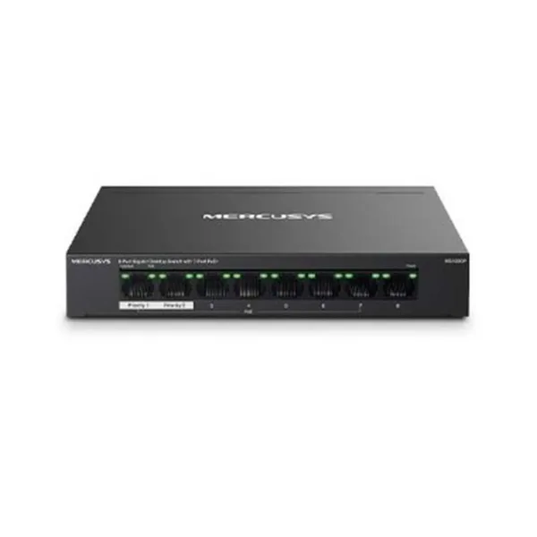 MERCUSYS SWITCH 8-PORT 10/100/1000MBPS SOBREMESA POE+