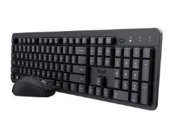TECLADO + RATON TRUST ODY II WIRELESS SILENT BLACK