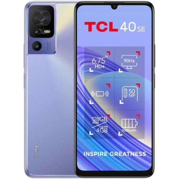 SMARTPHONE TCL T610K2 40Se 6.75 6GB/256GB/50MPX/NFC/ DARK TWILIGHT PURPLE